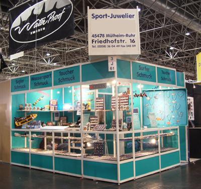 Messestand in Düsseldorf